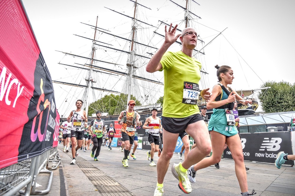 london marathon - cutty sark ship