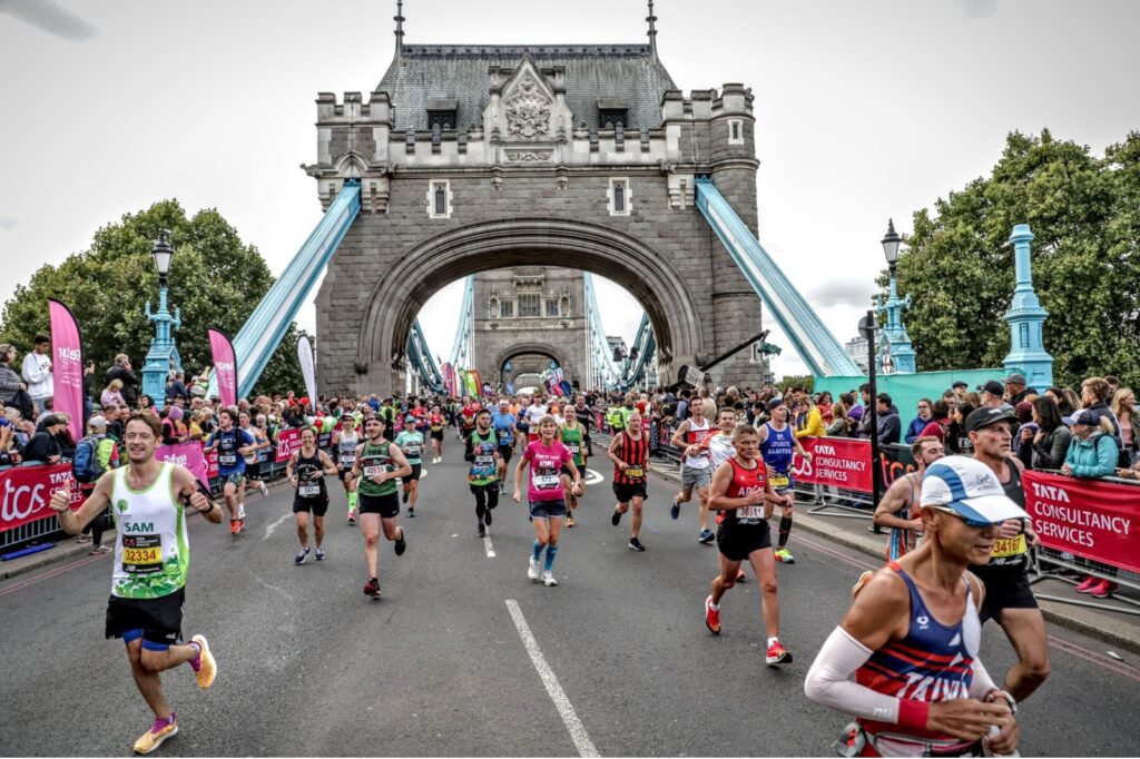 london marathon - feature tower bridge