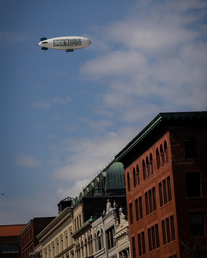 boston marathon - dick blimp