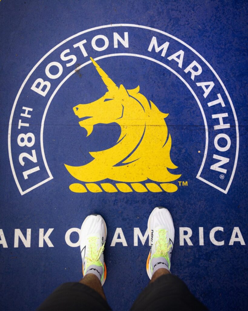 boston marathon - finish