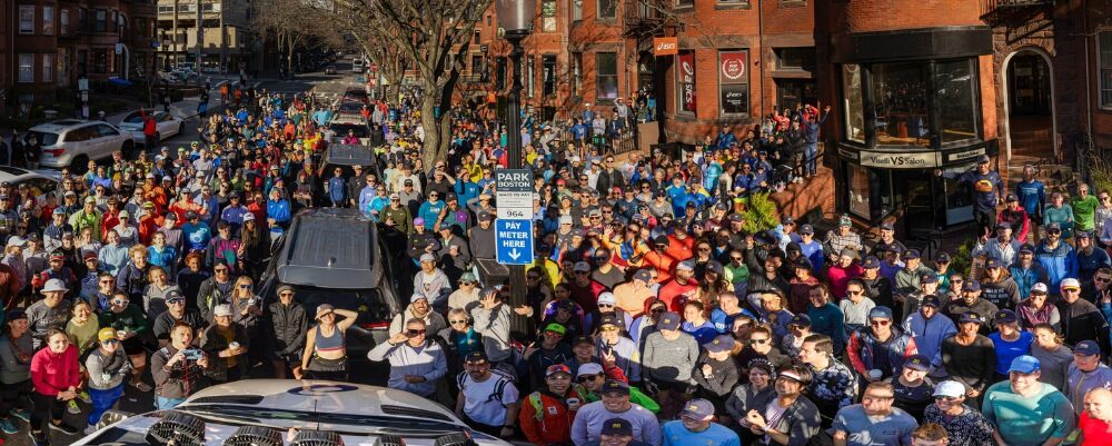 boston marathon - shakeout panorama