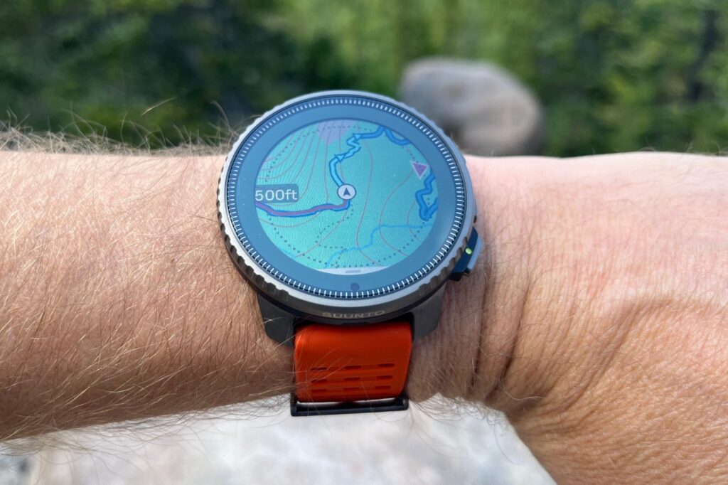 suunto vertical map