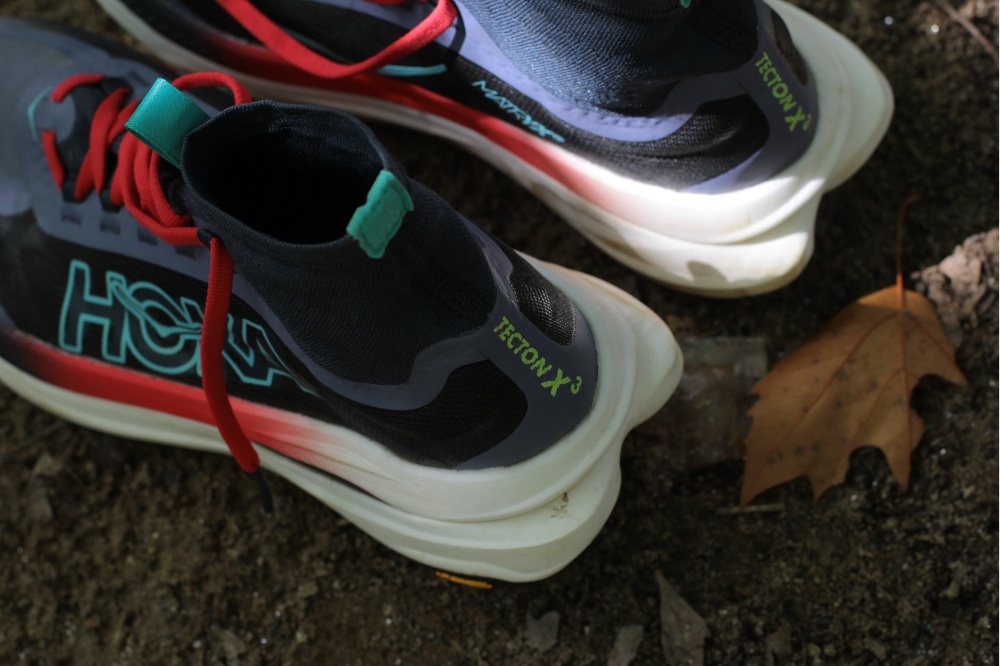 hoka tecton x 3 - heel landscape