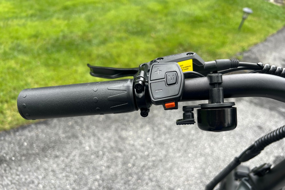 engwe le20 cargo bike - handlebar