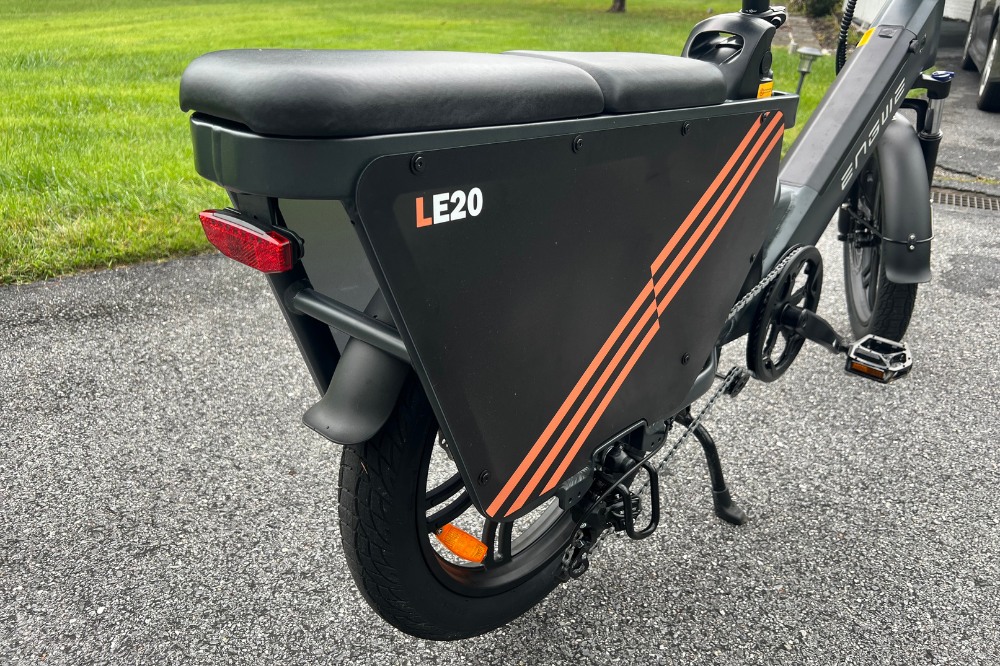 engwe le20 cargo bike - rear