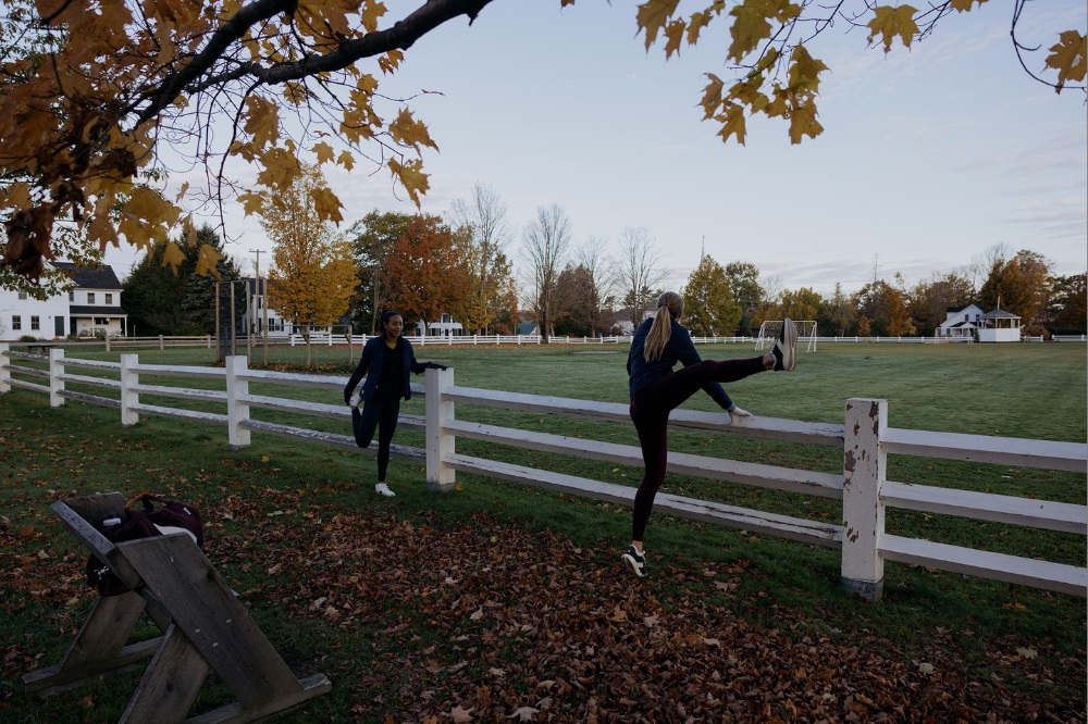 tracksmith fall 2024 - fence