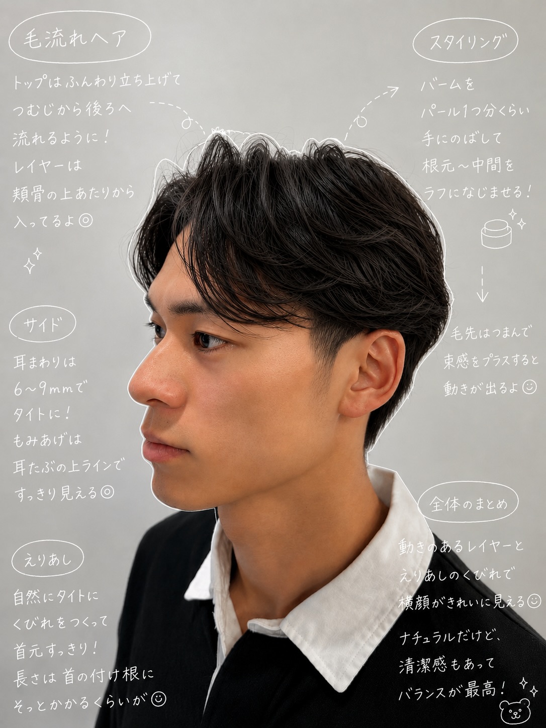 加藤 勇樹｜メンズ毛流れパーマ｜新宿/藤沢のスタイル写真