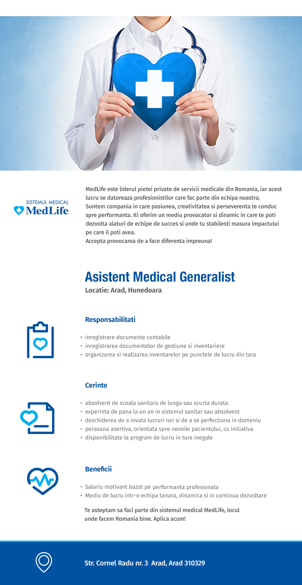 Teste Asistent Medical Generalist ASISTENT MEDICAL GENERALIST - Arad - GENESYS MEDICAL CLINIC SRL