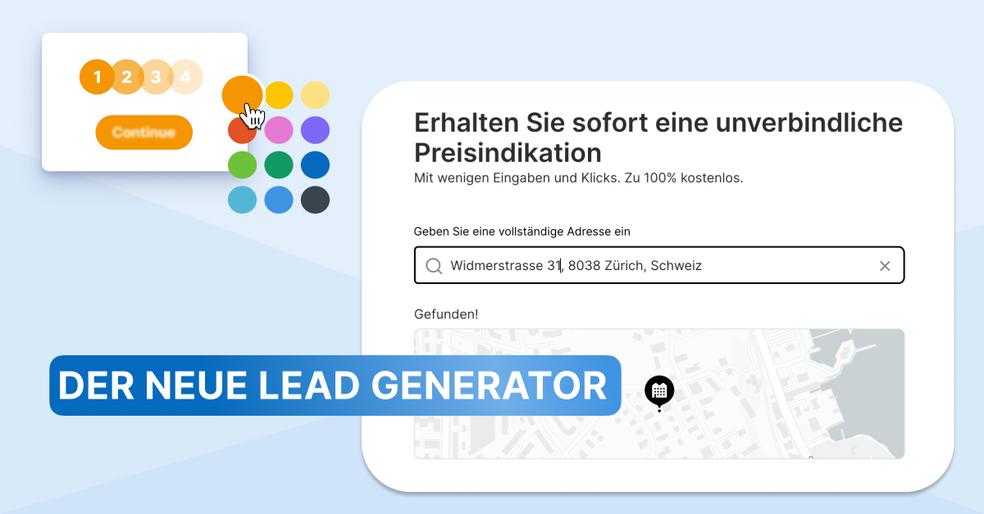 neuer lead generator CH DE