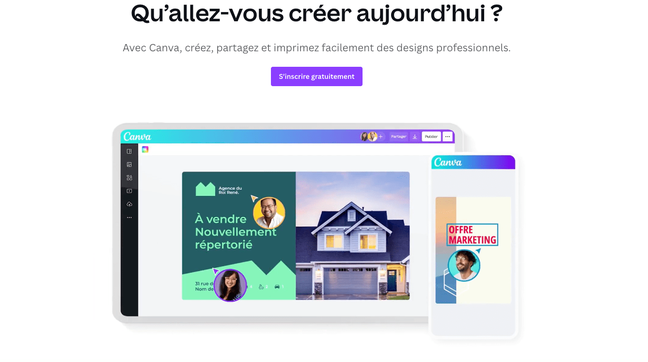 outils agent immobilier canva