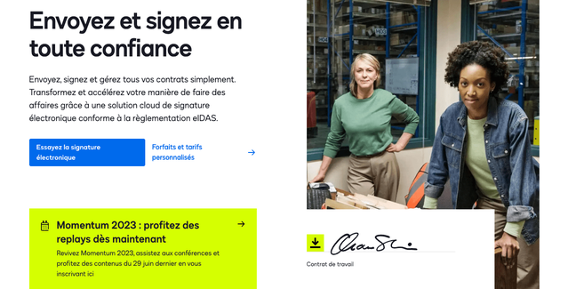 outils agent immobilier docusign