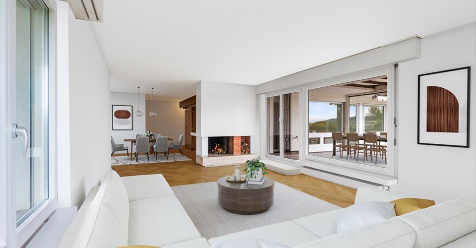 Wettswil : spacieuse maison mitoyenne avec vision et potentiel