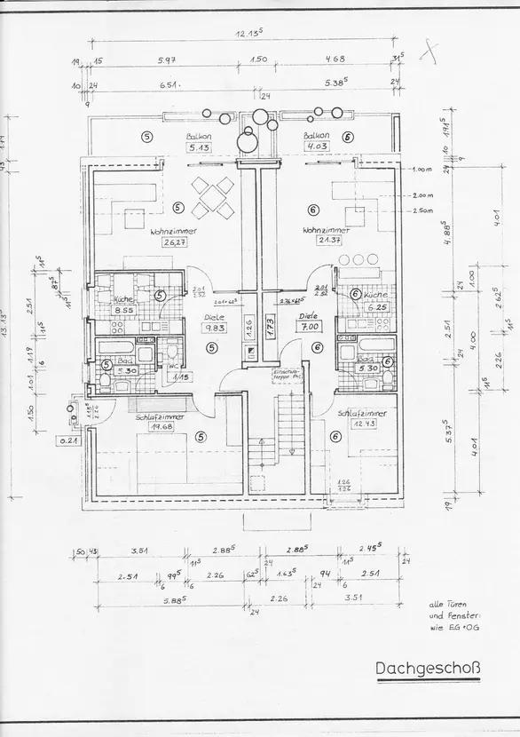 Bild 32: 5 Zimmer - 128 m² - Maisonette - wie 2 Wohnungen