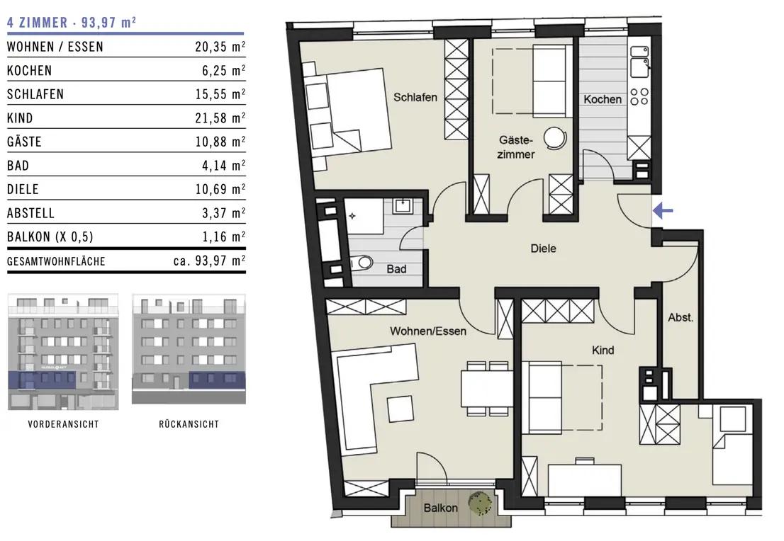 Bild 8: PROVISIONSFREI! NEU MODERNISIERT: STADTLEBEN PUR – CHARMANTE WOHNUNG FUSSLÄUFIG ZU KÖLNER HIGHLIGHTS