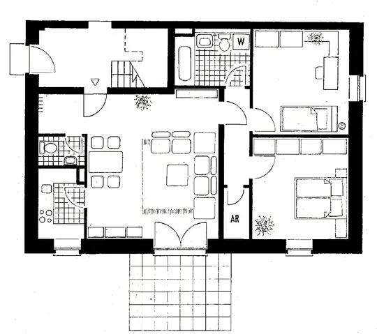 Bild 13: 3-Zimmer-EG-Wohnung / Wohnjuwel mit Terrasse in denkmalgeschützter Hofanlage