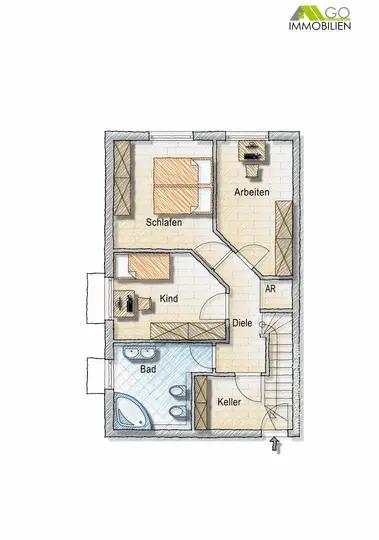 Bild 28: Ensen - Westhoven! Eigener Garten, 5 Zi.- Whg. ca. 120m², 2 Bäder, Garage, Stellplatz, Rheinnähe