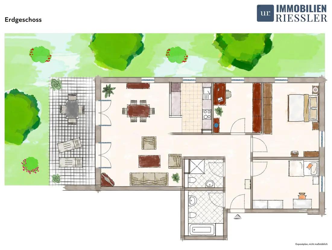 Bild 13: Marienburg: Exklusive, vermietete Terrassenwohnung in Top-Lage inkl.  Tiefgaragenplatz!