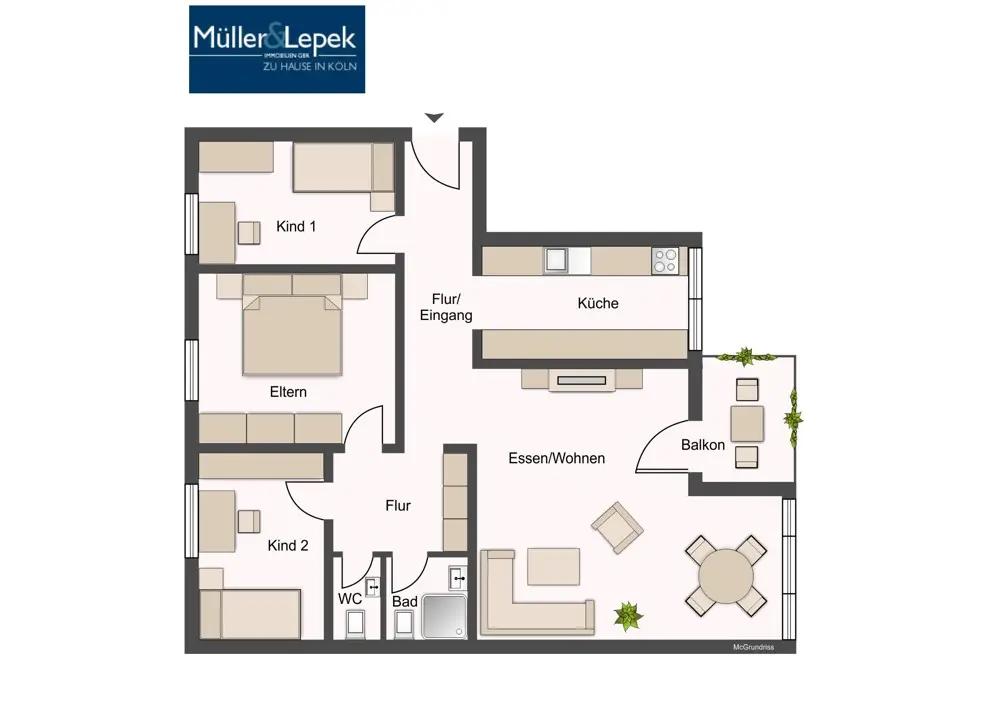 Bild 16: Modern sanierte 4-Zimmerwohnung in Heimersdorf zu verkaufen!