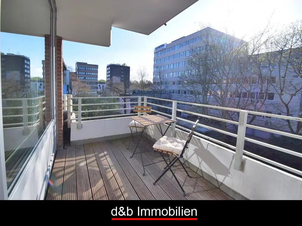 Bild 2: Helles Apartment mit Sonnenbalkon, nah zum Aachener Weiher, Universität und Universitätskliniken.