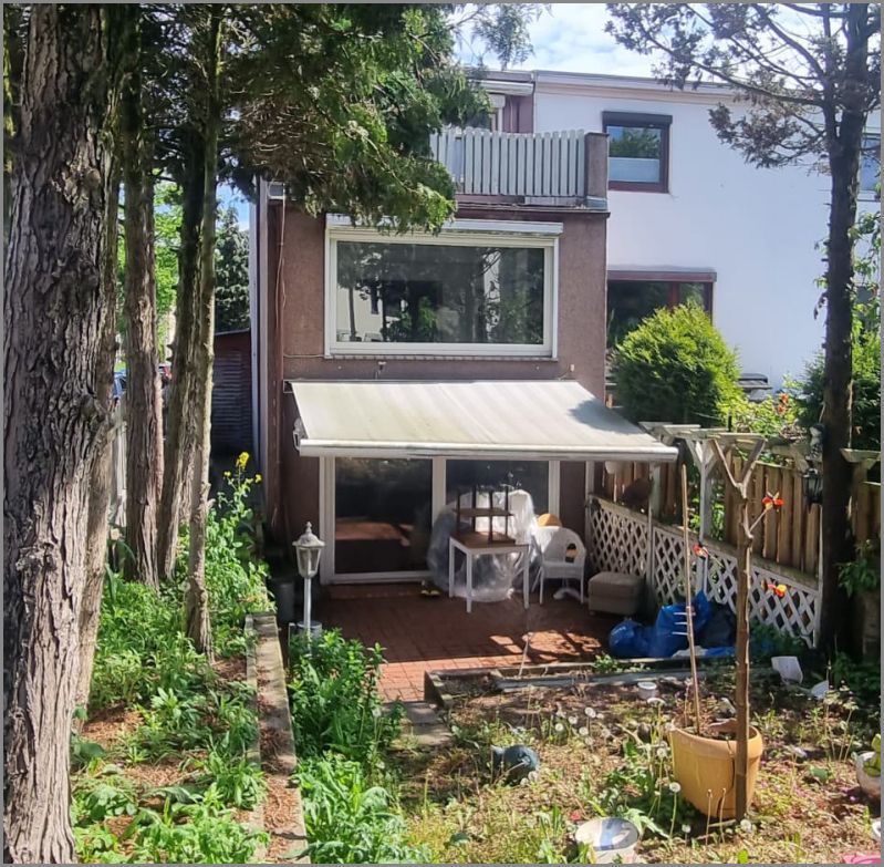 Reihenendhaus im Herzen von Walle mit kleinem Garten und Loggia an Handwerker zu verkaufen