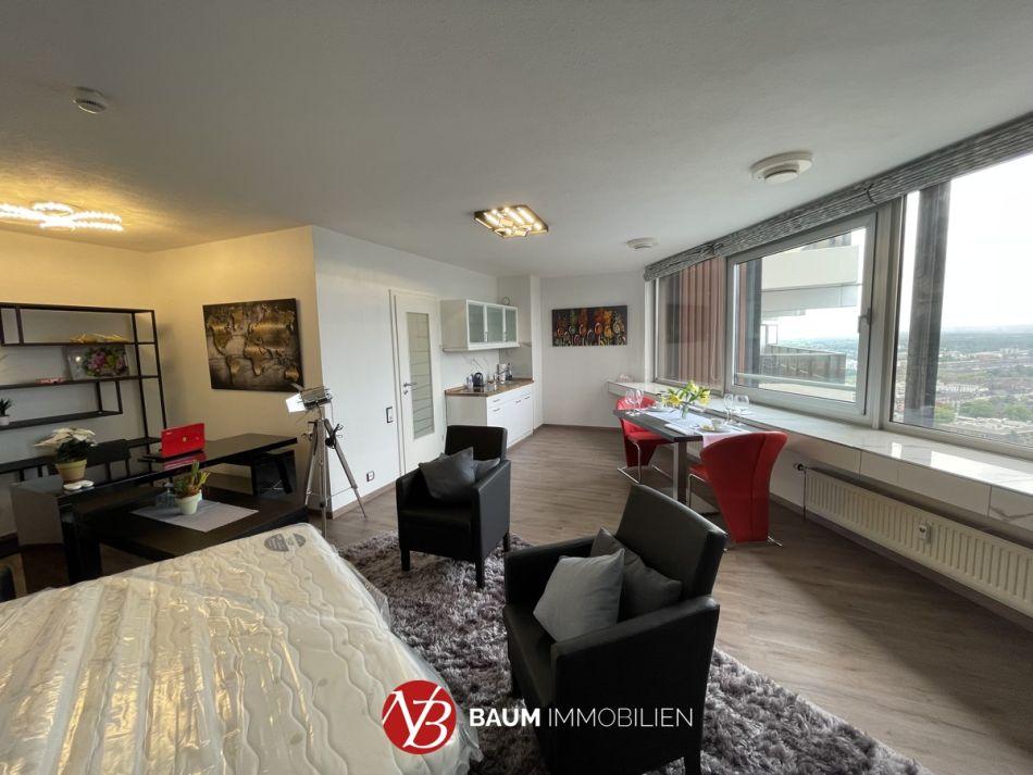 Bild 1: Hochwertig möbliertes Apartment mit traumhaften Weitblick im Uni-Center Köln!