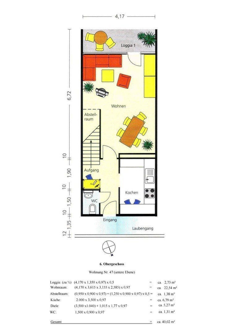 Bild 2: Vom Eigentümer, Provisionsfrei, 4 Zimmer KDB und 3 Loggias/Balkon, Maisonette Wohnung, ca. 100 m²