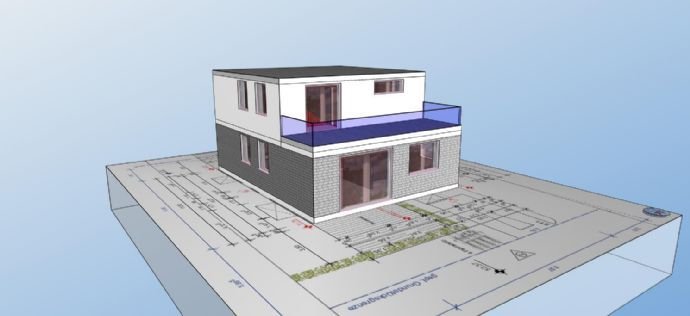 Bild 10: Architektenhaus kurz vor Fertigstellung - KFW 55 einziehen und genießen