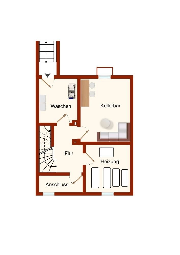 Bild 35: Zum Grundstückspreis: Freistehendes Einfamilienhaus  mit überdachter Terrasse und großem Garten!