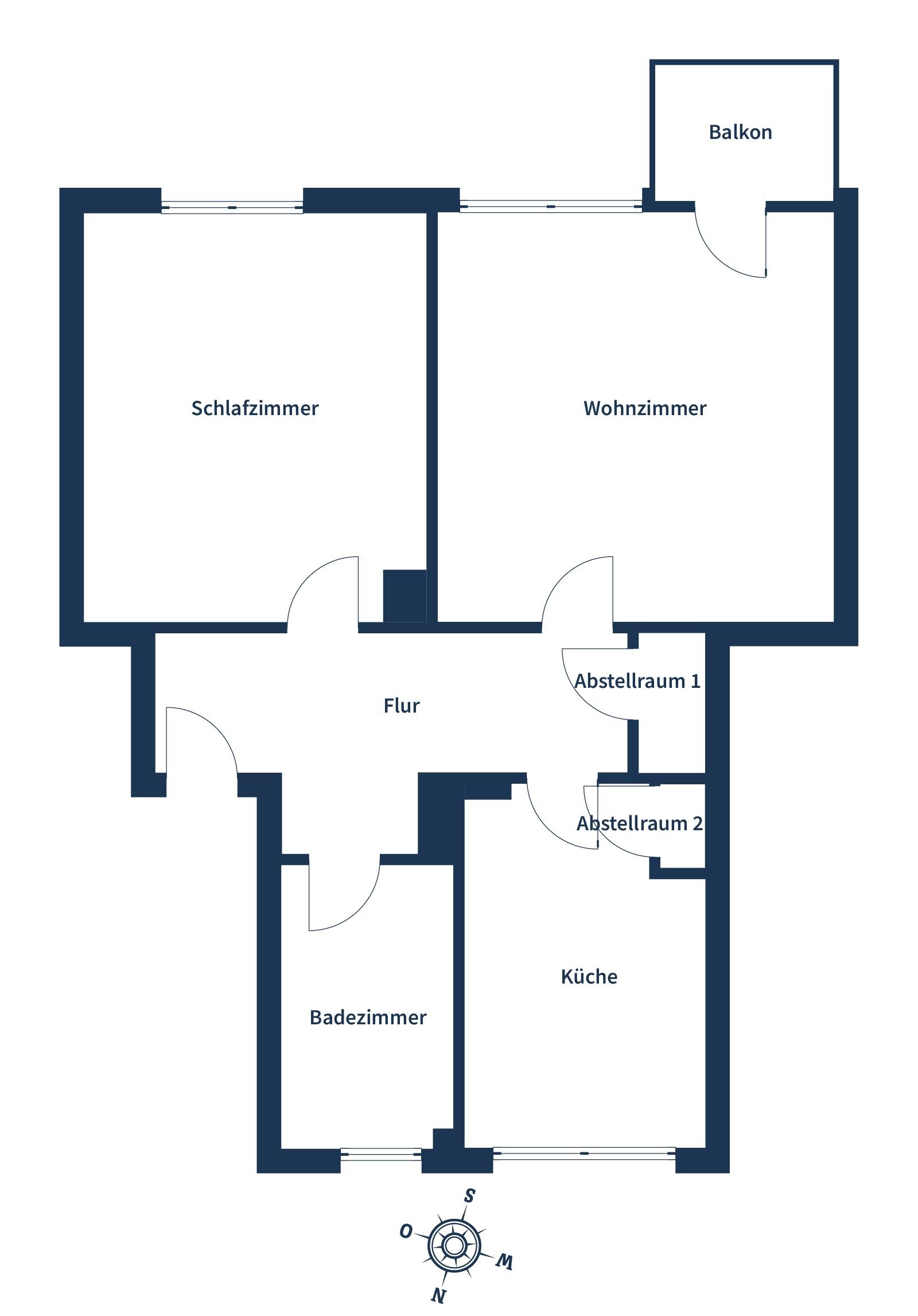 Bild 21: Sofort bezugsfrei! Attraktive 2-Zimmer-Wohnung mit Balkon in Köln