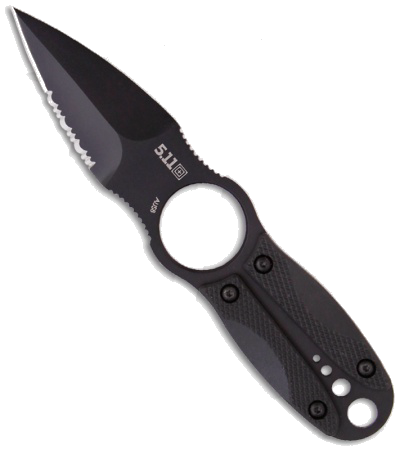 5.11 Tactical Black SidePick Spearpoint Boot Knife 51076 product image