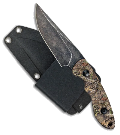 product image for ABKT Predator Fixed Blade Knife Mossy Oak Break Up Country G 10 3 5 Black SW