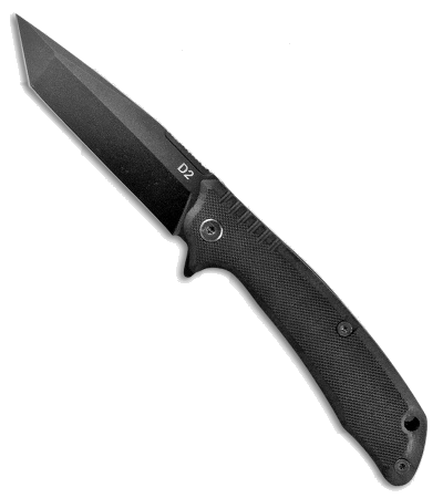 product image for ABKT Elite Blue Impact Black G-10 Liner Lock Knife