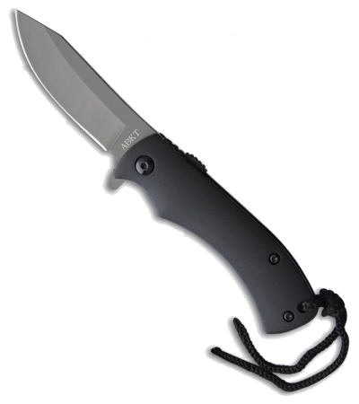 product image for ABKT Pocket Folder Spring Assisted Black Aluminum Gray Titanium Coated Blade Knife 2.75"