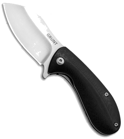 product image for ABKT Grunt Black G-10 Handle Liner Lock Flipper Knife