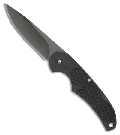 product image for ABKT Small Lock Back Folding Knife Black Handle 2.5" Blade