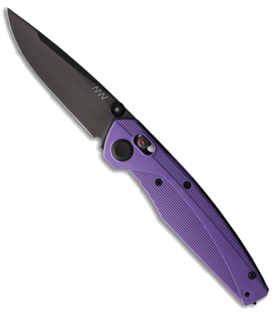 product image for Acta Non Verba Knives A 100 A Lock Purple GRN 3 5 Black DLC ELMAX