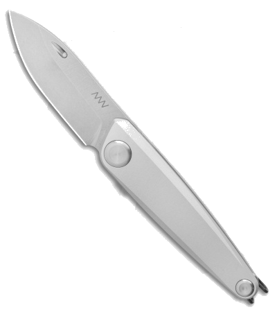 product image for Acta Non Verba Z050 Silver Aluminum Slip Joint Knife