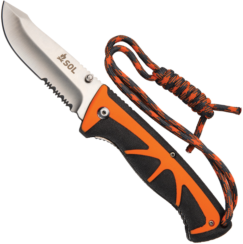 Adventure Medical Black and Orange Stoke Linerlock 3.5 product image