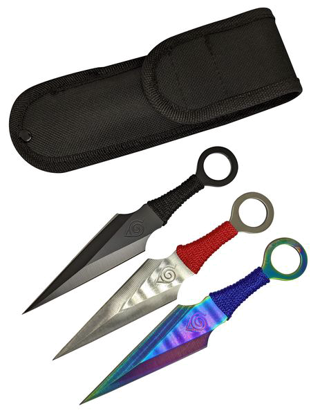 product image for Aeroblades Multicolor Throwing Knife Set 3 Piece