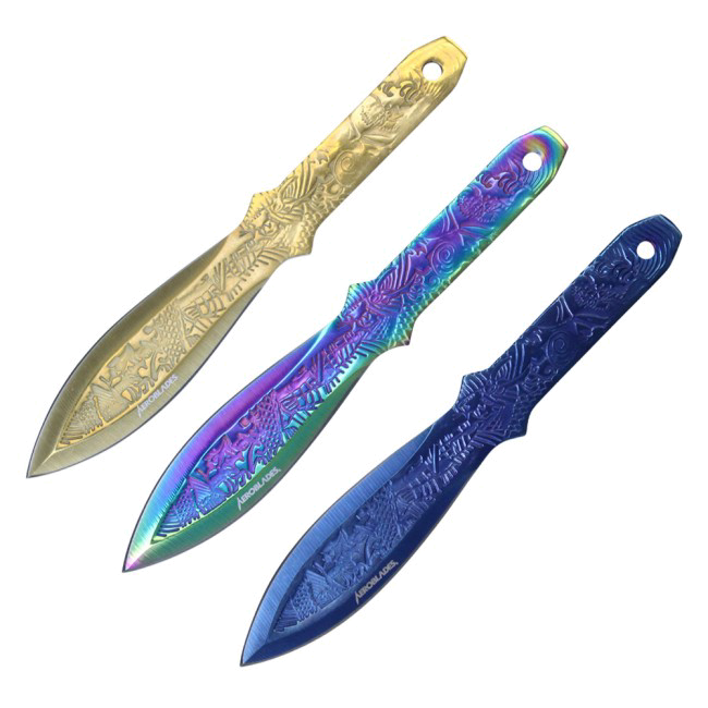 product image for Aeroblades Throwing Knife Set Multicolor