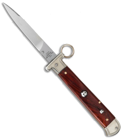 product image for AGA Campolin 9" Francese Dark Horn Automatic Stiletto Knife