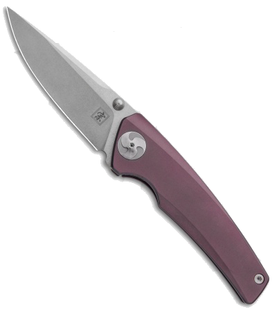 product image for Aiorosu Zong Purple Titanium Frame Lock Knife AZ-05