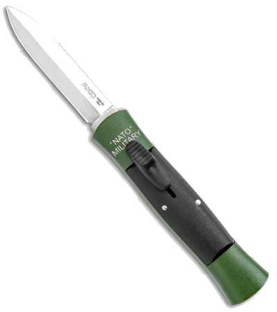 product image for AKC 007 Concord NATO Military Green Black Dagger OTF Auto Knife Satin Finish