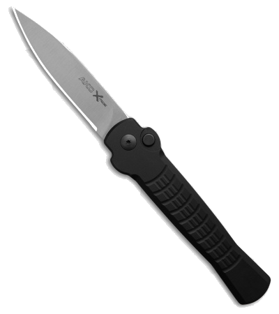 product image for AKC X-treme ACE1 Black Aluminum Side Opener Automatic Knife