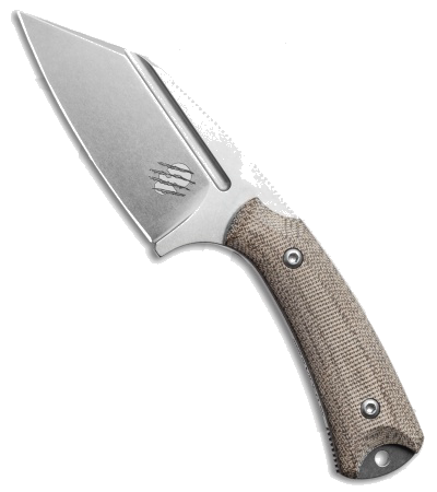 product image for Akeron La Sanction Black G10 Handle N690CO Stonewash Fixed Blade Knife