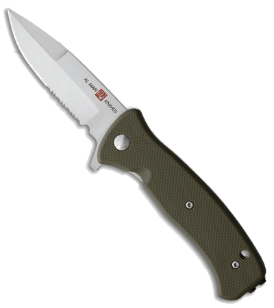 product image for Al Mar Mini SERE OD Green GFN Spring Assisted Knife