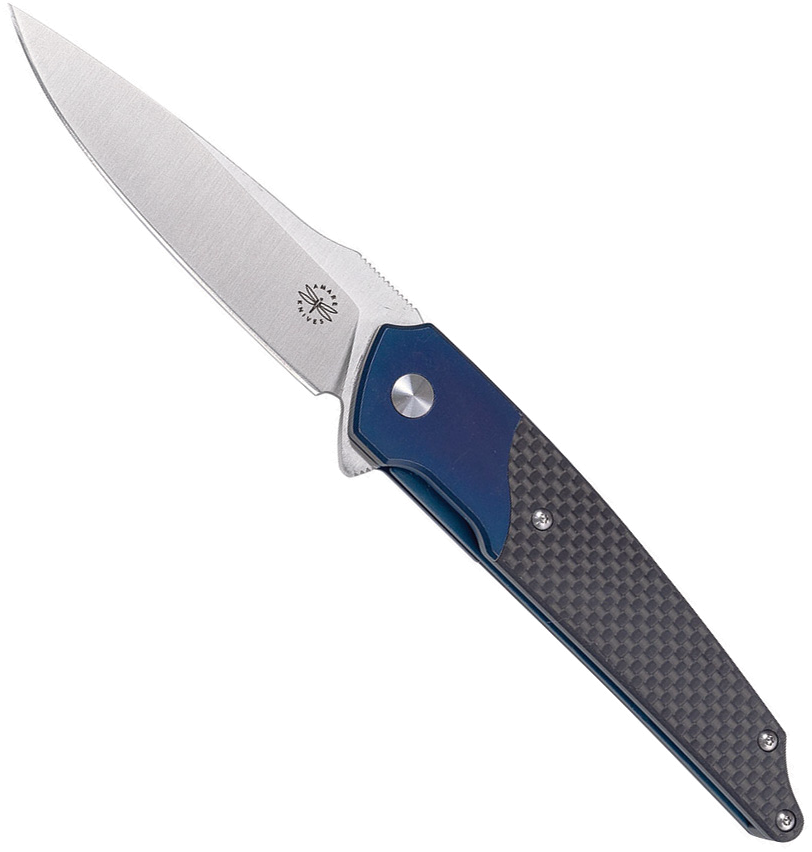 product image for Amare Pocket Peak Blue Carbon Fiber Linerlock Knife