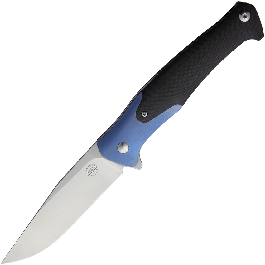 product image for Amare Track Blue Stainless Steel Linerlock Knife