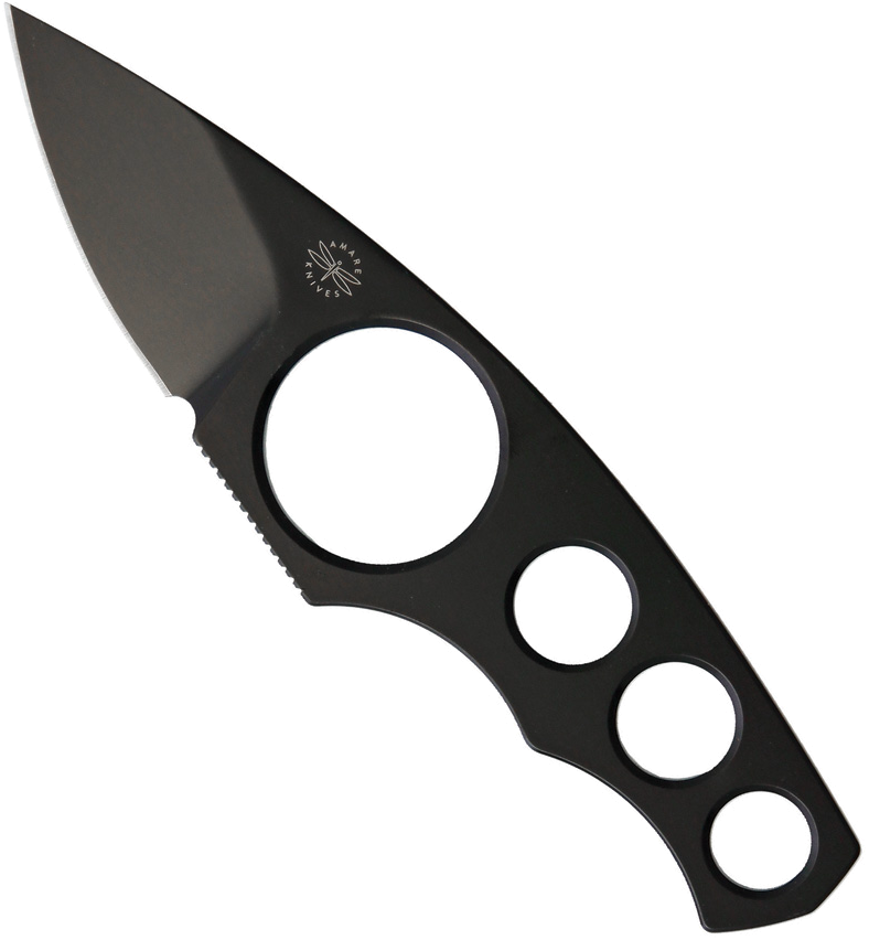 product image for Amare A MAX 1.88" Black PVD Coated Fixed Blade Knife with Orange Kydex Sheath