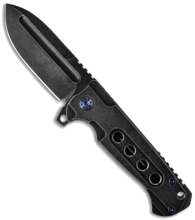 product image for Andre De Villiers Mid Tech Pathfinder Blue Titanium Knife